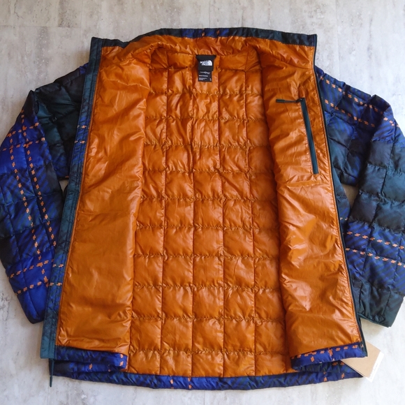 THE NORTH FACE Men's Plaid Print Thermoball Jacket NWT - XL - Picture 3 of 14